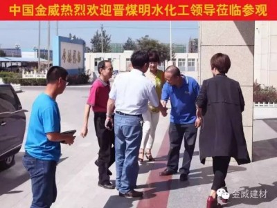 晉煤明水化工集團(tuán)領(lǐng)導(dǎo)蒞臨金威，洽談2016戰(zhàn)略合作